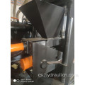 Stroj na výrobu briket s hydraulickým šrotem